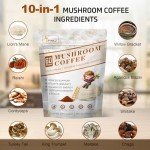 Organic Mushroom Coffee Powder - 60 Servings