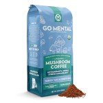 Organic Dark Roast Mushroom Coffee with Turkey Tail & Cordyceps
