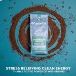 Organic Dark Roast Mushroom Coffee with Turkey Tail & Cordyceps