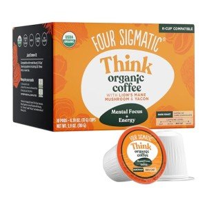 Four Sigmatic Organic Mushroom Coffee K-Cups – 10 Count
