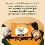 Four Sigmatic Organic Mushroom Coffee K-Cups – 10 Count