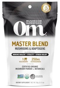 Om Mushroom Master Blend: Reishi & Lion's Mane 3.17 oz