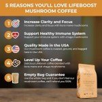 Lifeboost Adaptogenic Mushroom Coffee - Energy & Focus