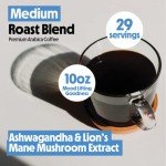 Mushroom Coffee: Medium Roast with Lion's Mane & Ashwagandha
