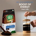 Sollo Chaga Mushroom Organic Dark Roast Coffee