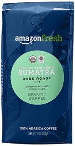 Organic Fair Trade Sumatra Dark Roast Coffee 12oz