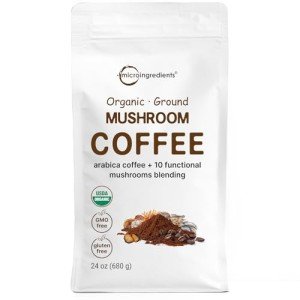 Organic 10-in-1 Ground Mushroom Coffee Blend