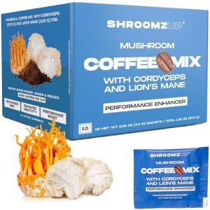 ShroomzUp Instant Mushroom Coffee Pack - 15 Sticks
