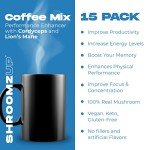 ShroomzUp Instant Mushroom Coffee Pack - 15 Sticks