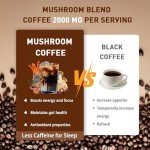TAOTERS Organic Mushroom Coffee for Focus & Energy