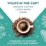 Organic Dark Roast Mushroom Coffee with Lion's Mane