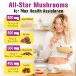 Mushroom Coffee Powder 5000mg for Energy & Focus