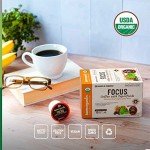 BareOrganics Focus Mushroom Coffee with Superfoods - 10 Cups