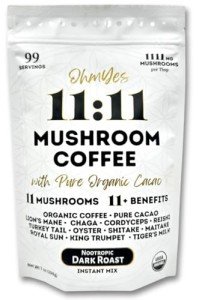 Organic Mushroom Coffee with Cacao – 99 Servings