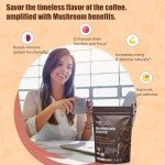 Organic Instant Mushroom Coffee for Energy & Focus