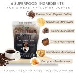 Elderwise Organic Mushroom Coffee Blend - 24 Servings