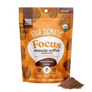 Focus Organic Mushroom Coffee with Adaptogens - 30 Servings