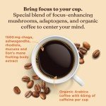 Focus Organic Mushroom Coffee with Adaptogens - 30 Servings