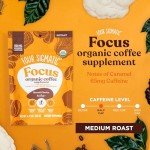 Focus Organic Mushroom Coffee with Adaptogens - 30 Servings