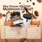 VOLTZAP 10-in-1 Superfood Mushroom Coffee Blend