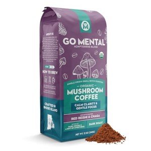 Organic Dark Roast Decaf Mushroom Coffee Blend