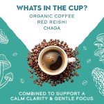 Organic Dark Roast Decaf Mushroom Coffee Blend