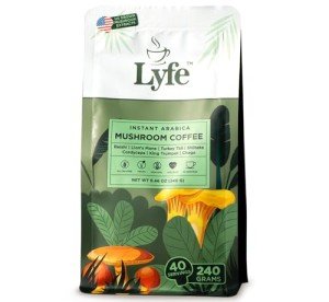 Instant Mushroom Arabica Coffee with Immune Boosting Extracts