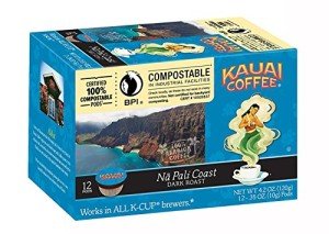 Kauai Coffee Na Pali Coast Dark Roast Pods
