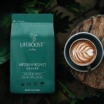Lifeboost Low Acid Medium Roast Mushroom Coffee