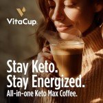 VitaCup Keto Max Dark Roast Coffee Pods - 18 Ct
