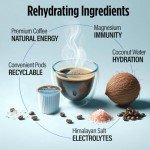 VitaCup Hydration Coffee Pods with Electrolytes – 18 Ct