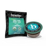Beaniac Organic Light Roast Donut Shop Coffee Pods