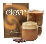 Clevr Blends Instant Mushroom Coffee Latte 12 oz
