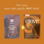 Clevr Blends Instant Mushroom Coffee Latte 12 oz