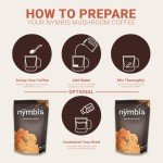 Nymbis Instant Mushroom Coffee Blend – 30 Servings
