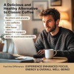 Organic Dark Roast Mushroom Coffee with Lion's Mane