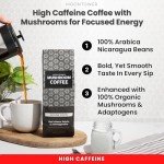 Moontower High-Caffeine Mushroom Coffee Blend 12 oz