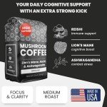 Moontower High-Caffeine Mushroom Coffee Blend 12 oz