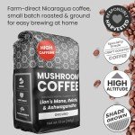 Moontower High-Caffeine Mushroom Coffee Blend 12 oz