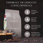 Lifeboost Medium Roast Organic Decaf Coffee Grounds