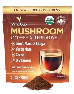 Mushroom Coffee Instant Drink Mix for Energy & Focus