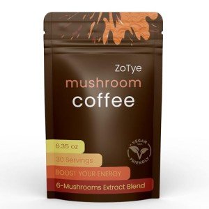 Zotye Mushroom Coffee - 30 Servings for Energy