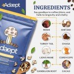 Adaept Organic Mushroom Coffee with Cacao & Adaptogens