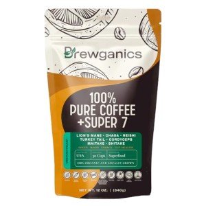 USDA Organic Mushroom Coffee Blend for Focus & Energy