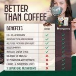 USDA Organic Mushroom Coffee Blend for Focus & Energy