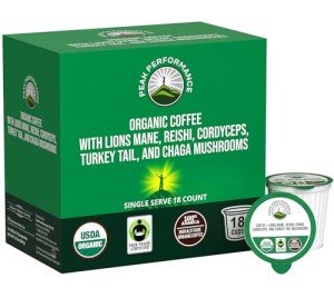 Organic Mushroom Coffee Pods with Nootropics & Flavor