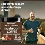 Instant Mushroom Coffee Blend for Focus & Energy