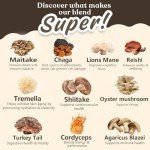 Instant Mushroom Coffee Blend for Focus & Energy