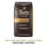 Peet's Big Bang Medium Roast Mushroom Coffee 18oz