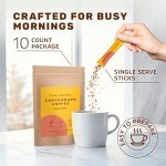 Organic Instant Mushroom Coffee Packets - 10 Servings